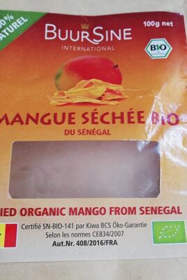 Mangue séchée bio - Produit