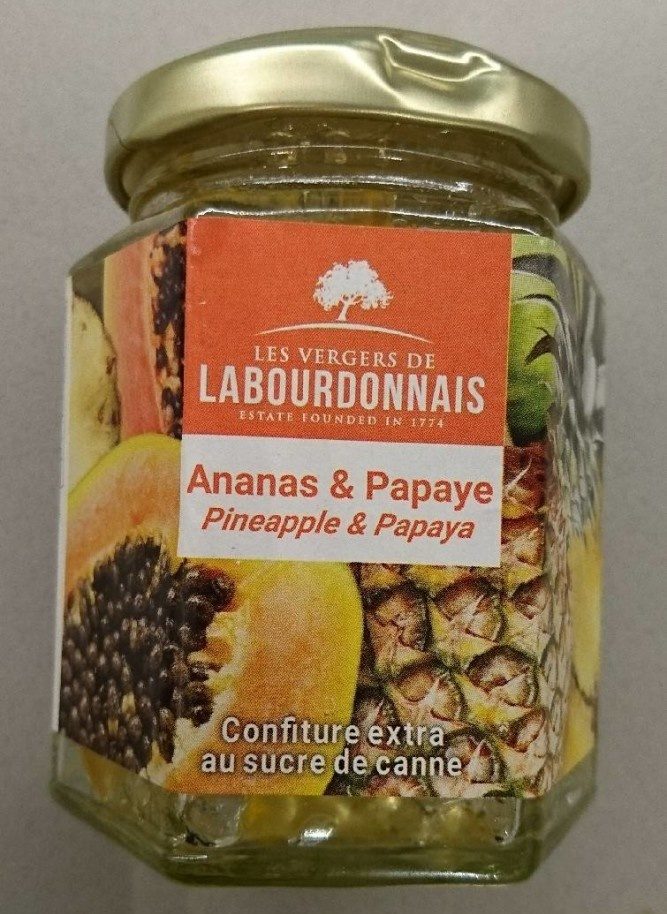 Ananas et papaye - Produit