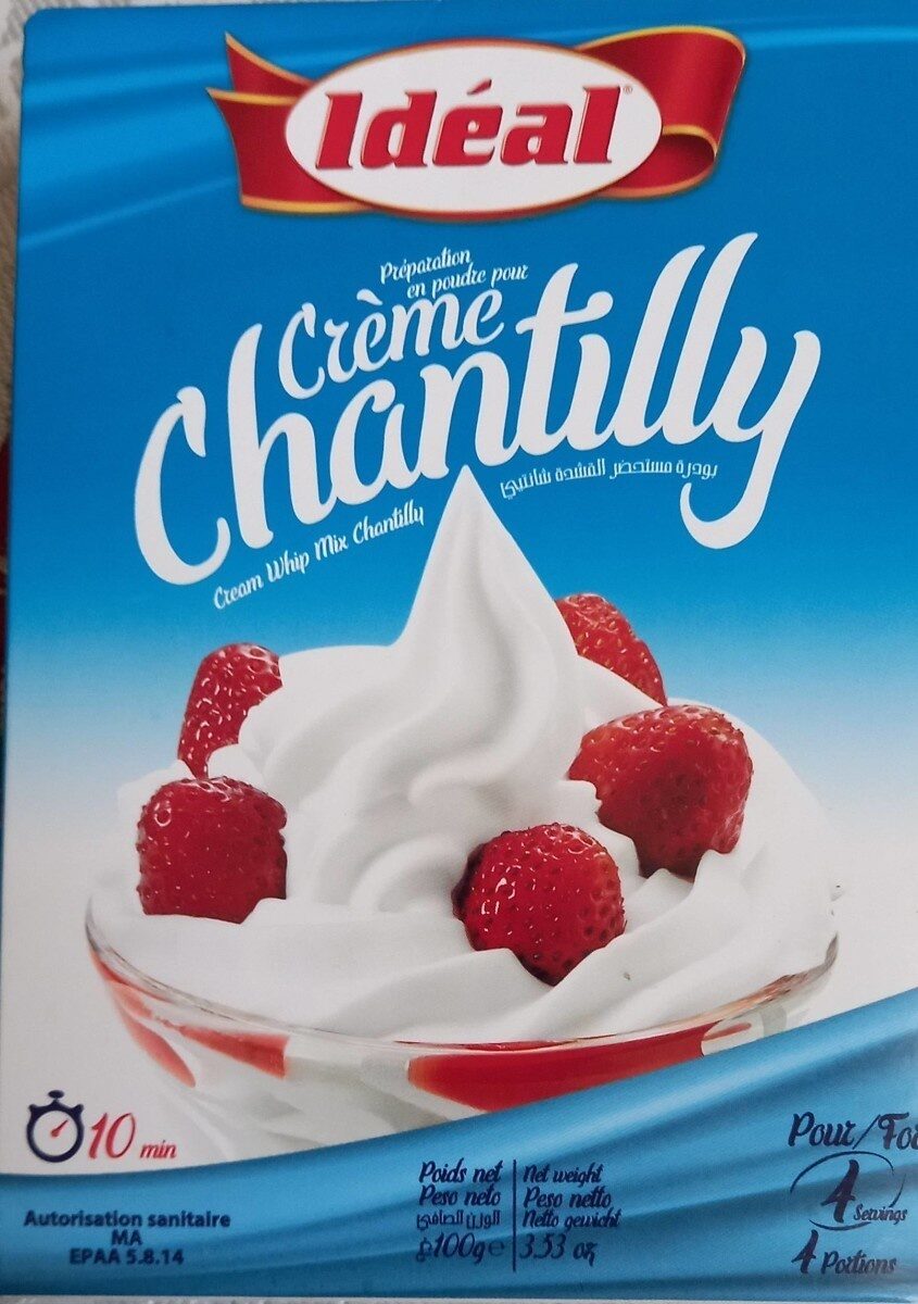 Crème chantilly - نتاج - fr