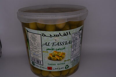 AL FASSIA Olives vertes au citron - Ingredients - fr