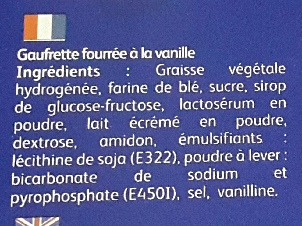 Capri vanille - Ingredients - fr