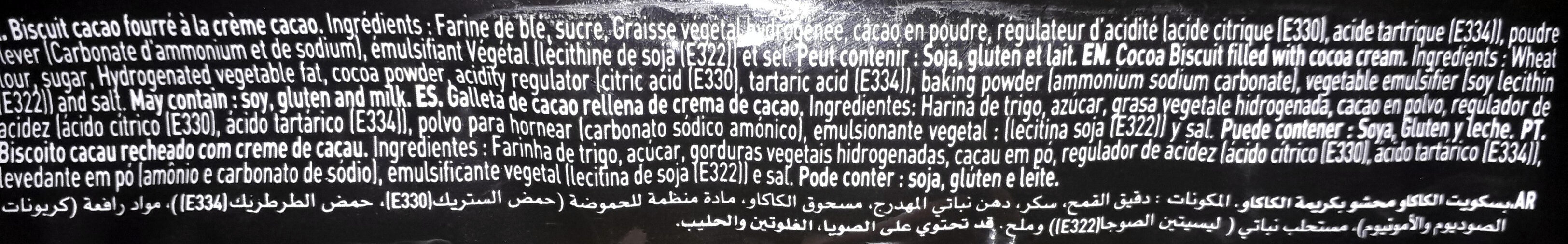 Momo black - Ingredients - fr
