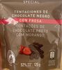 Tentaciones de chocolate negro con fresa - Producte