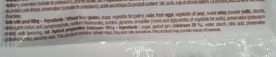 Crostatini fourrage Abricot - Ingredients