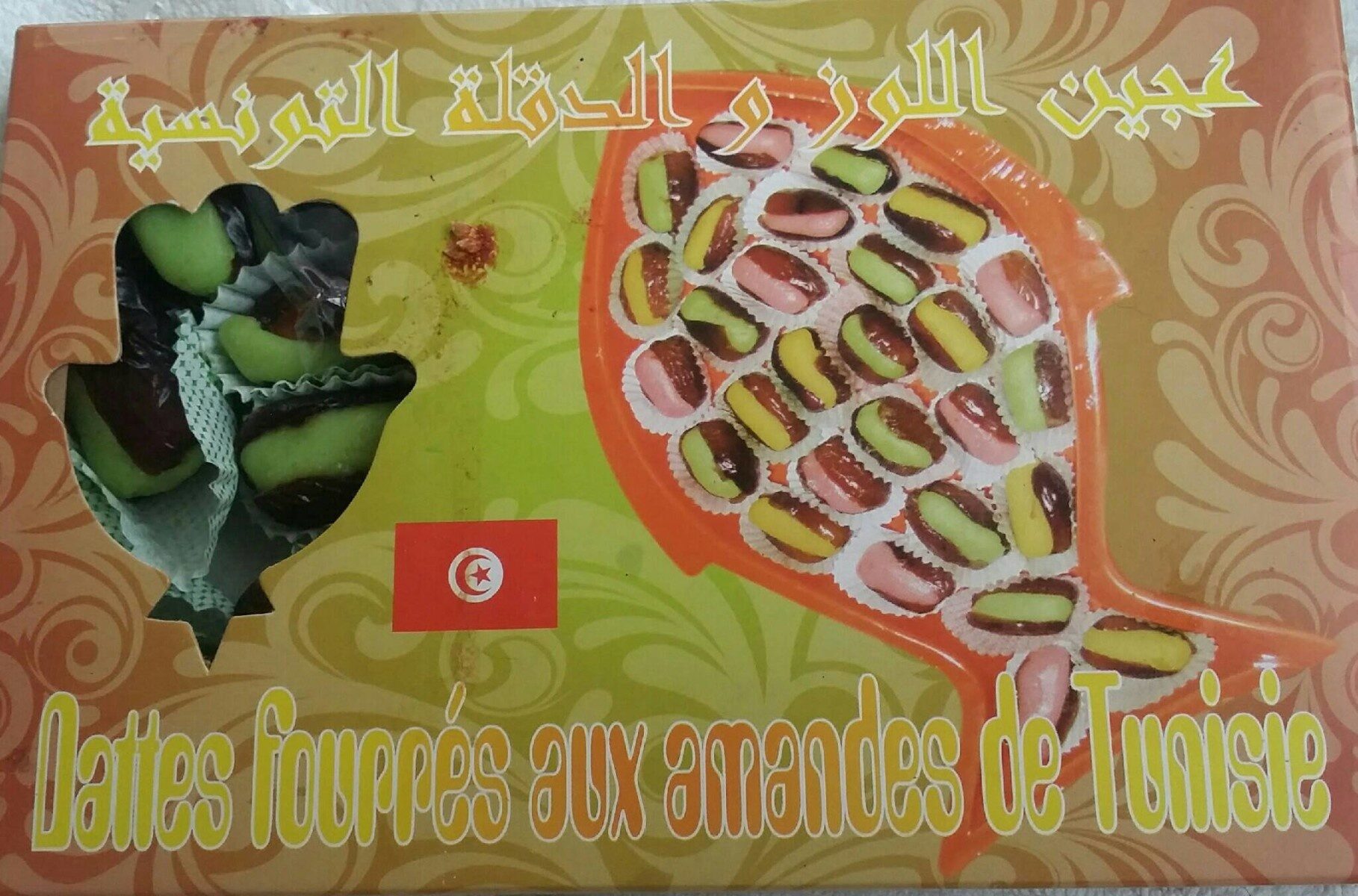 Dattes fourrées aux amandes de Tunisie - Product - fr