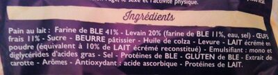 Pains au lait - Ingredients - fr