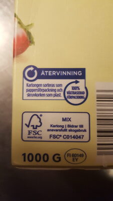 yoghurt jordgubb - Recycling instructions and/or packaging information