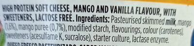 Protein snack mango and vanilla - Osagaiak - en