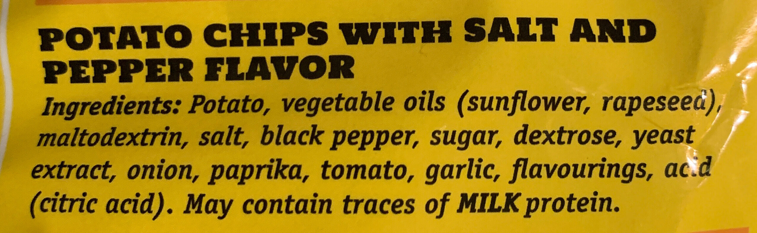 Sips - Salt & Pepper - Ainesosat - en