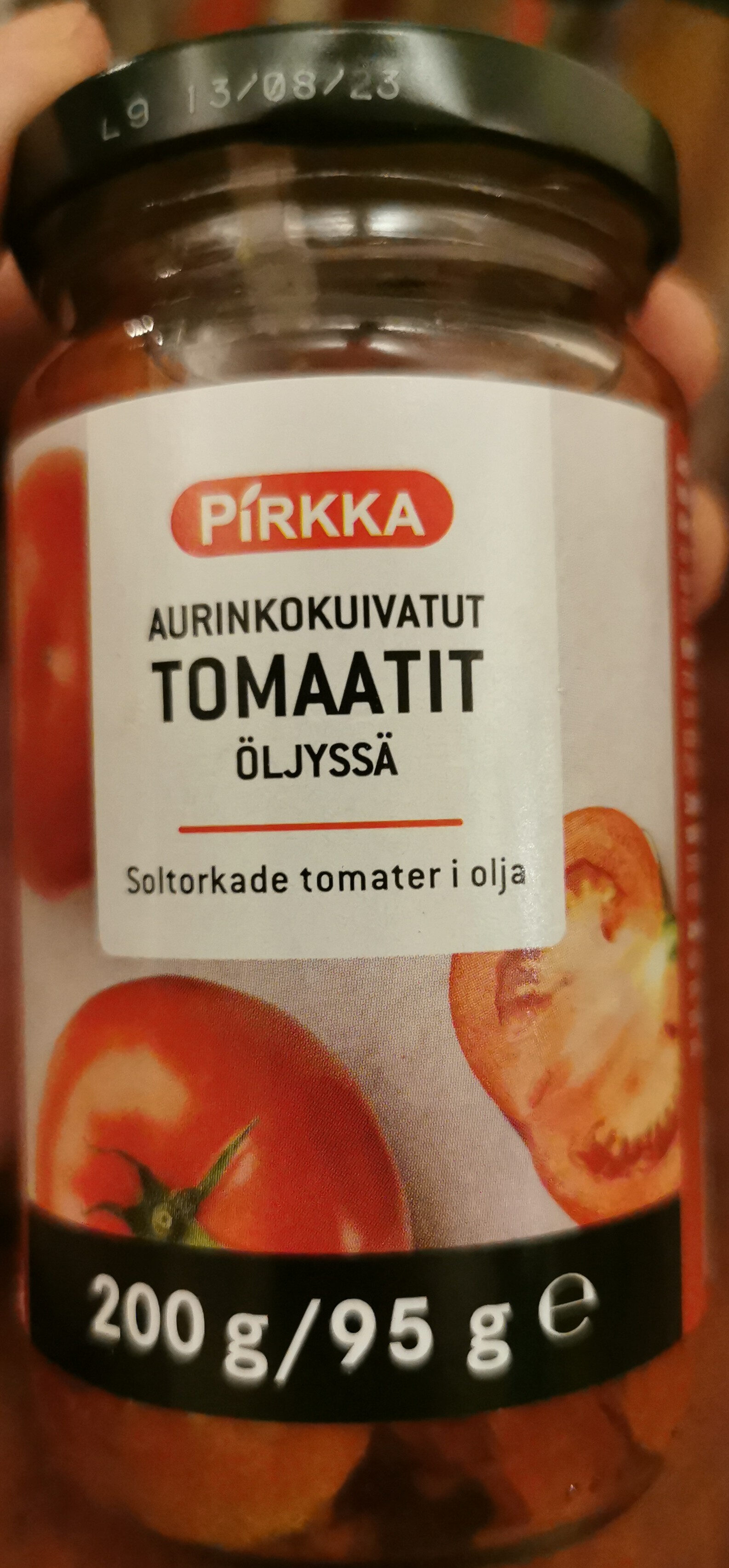 Aurinkokuivatut tomaatit öljyssä - Tuote