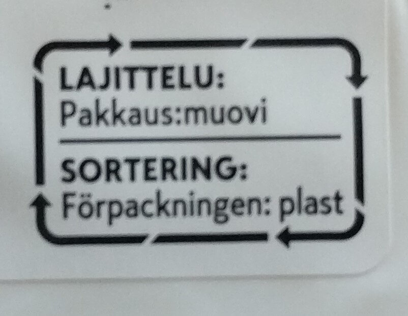 Feta - Recycling instructions and/or packaging information - fi
