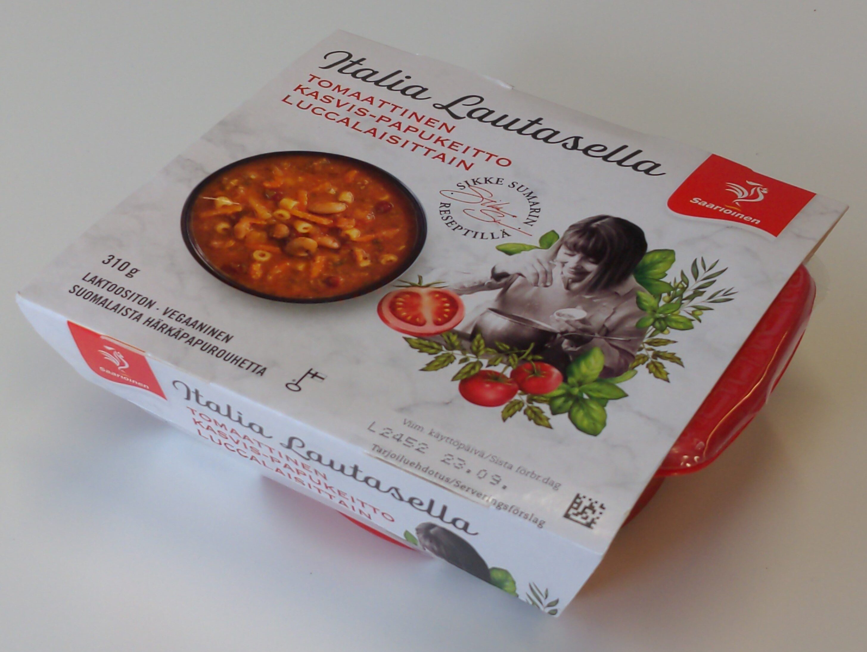 Tomaattinen kasvis-papukeitto luccalaisittain - Product - fi