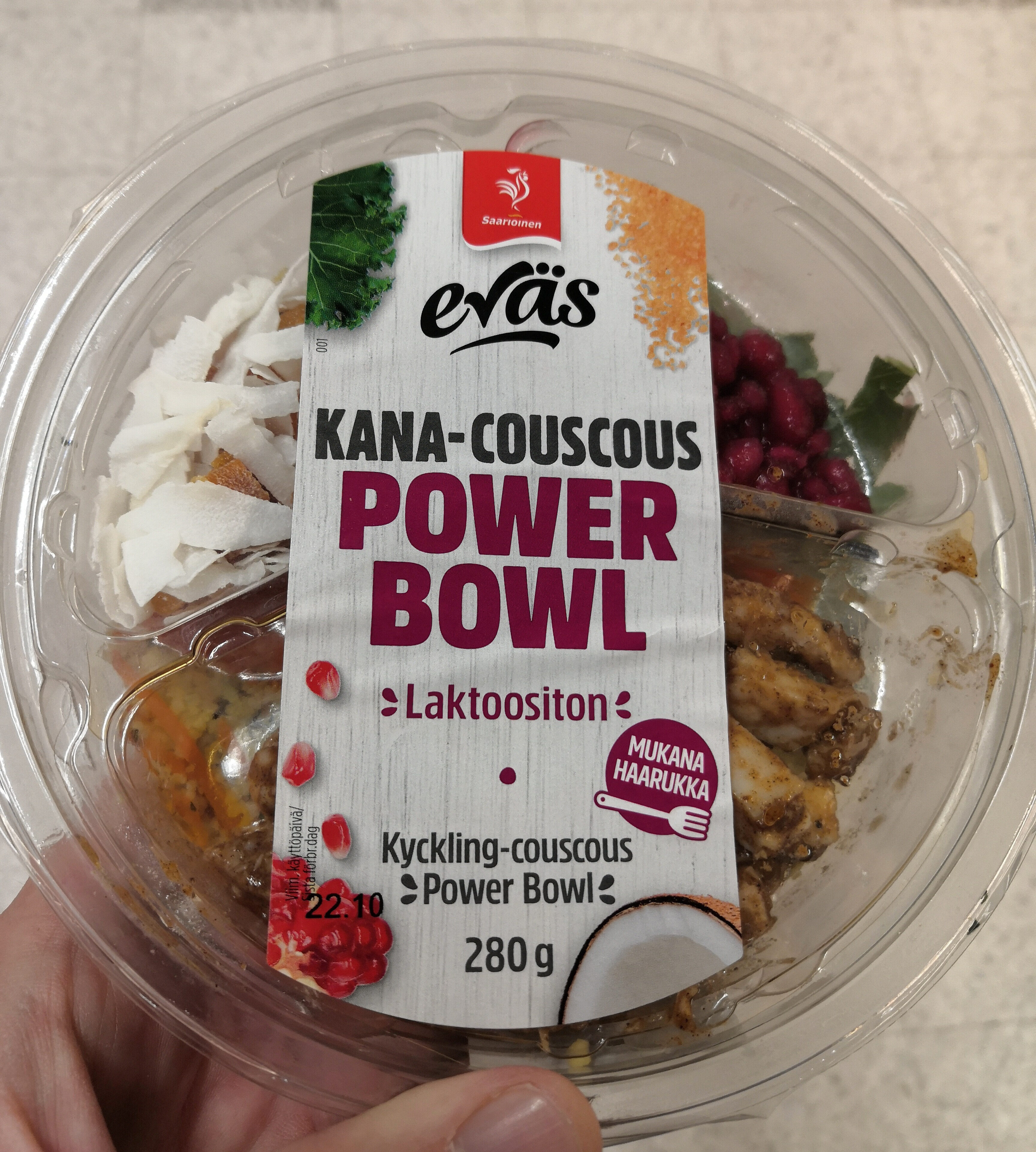 Kana-couscous power bowl - Tuote
