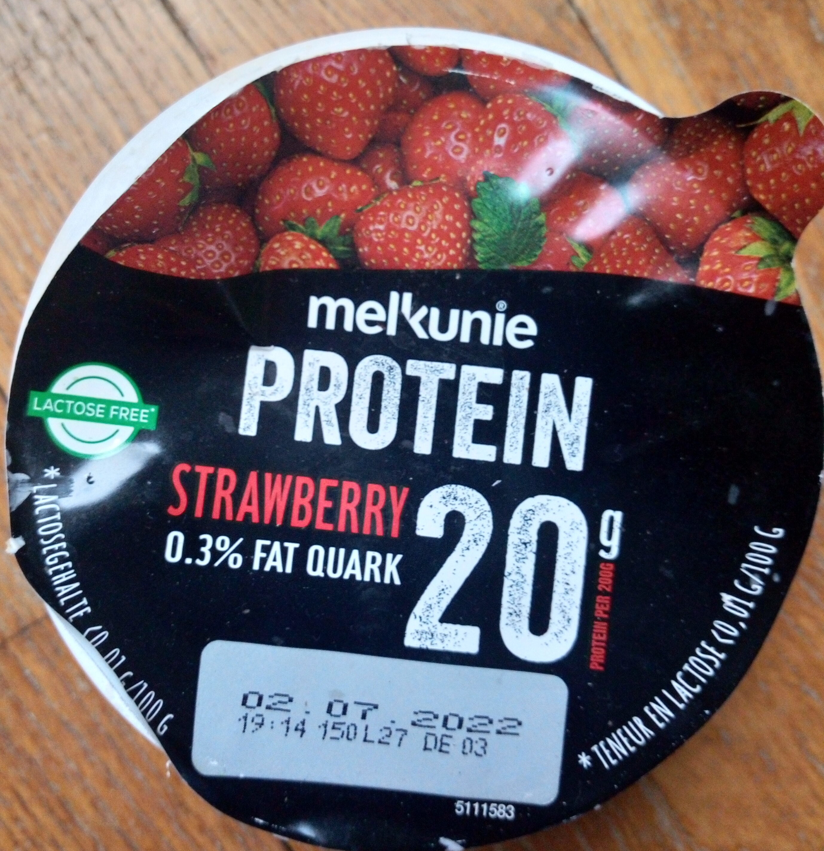 Protein strawberry - Instruction de recyclage et/ou informations d'emballage