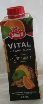 Vital Hedelmänektari + 10 vitamiinia - Tuote