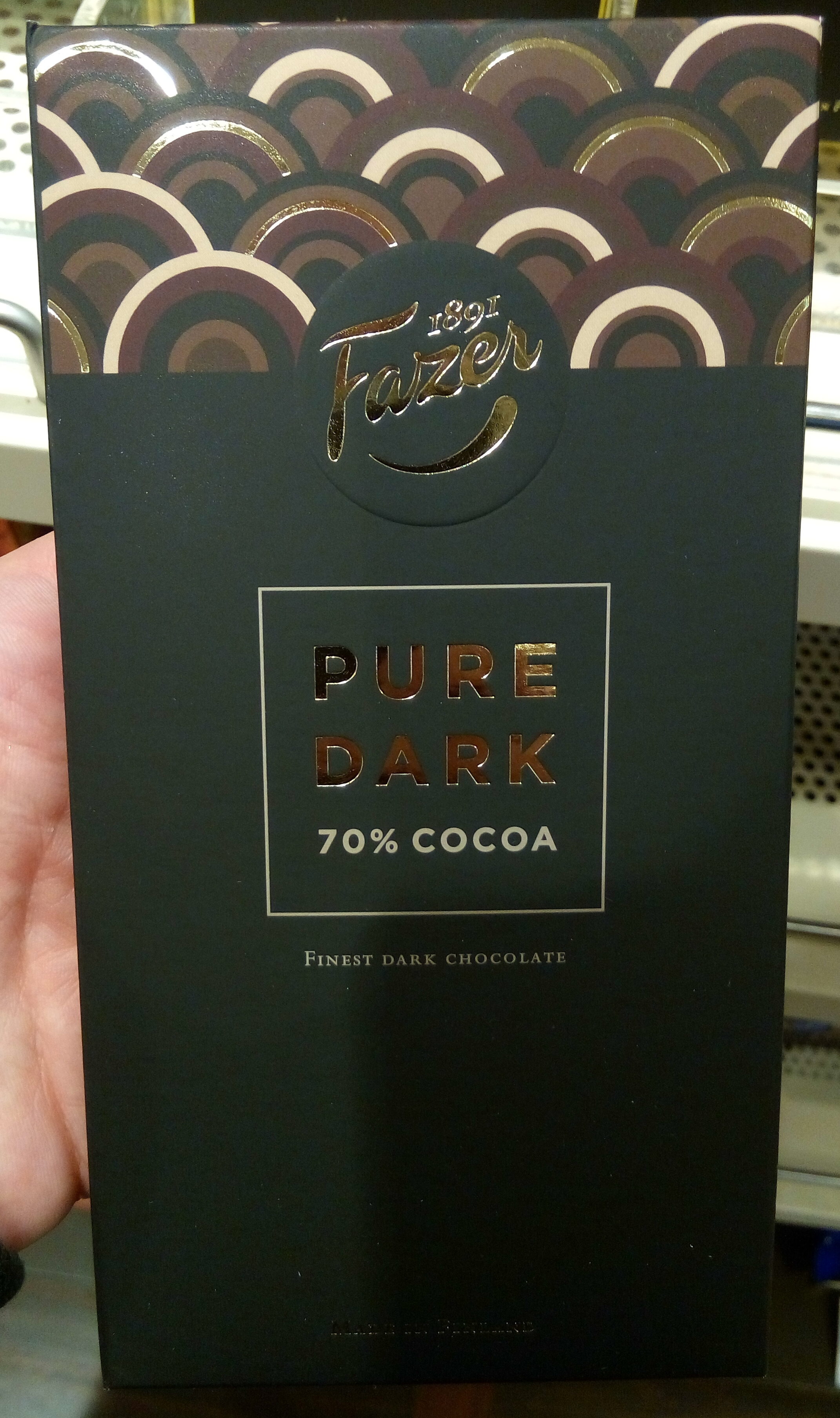 Pure Dark 70% Cocoa Finest Dark Chocolate - Tuote - da