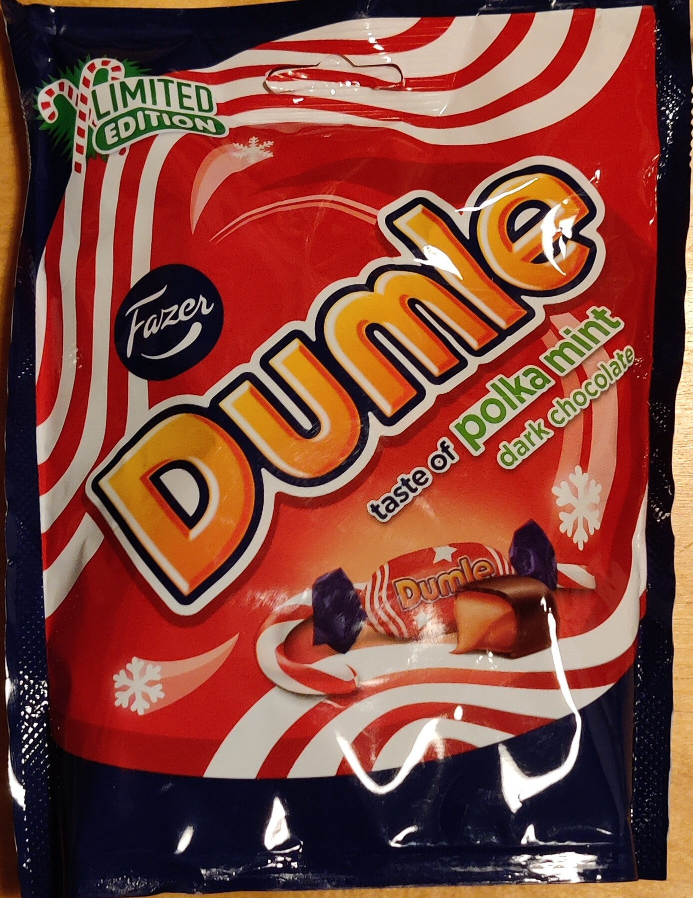 Dumle - Taste of Polka Mint Dark Chocolate - Produkt