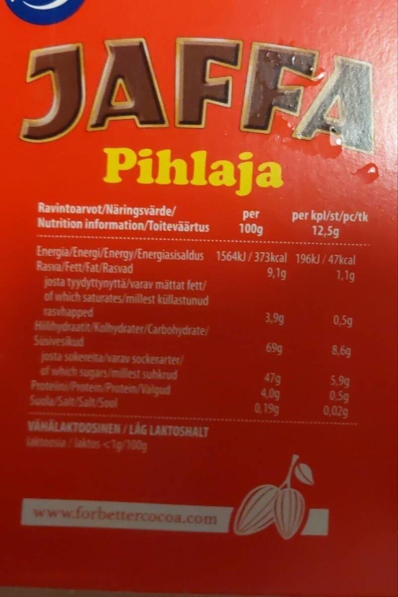 JAFFA - Nutrition facts - fi
