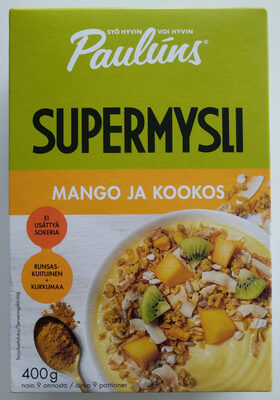 Supermysli mango ja kookos - Tuote