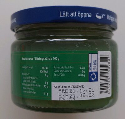 Vihreitä kuulia marmeladi - Näringsfakta - fi