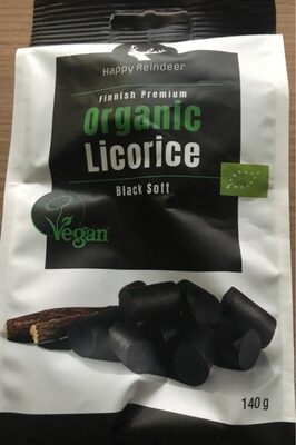 Organic Black Soft Licorice - Tuote