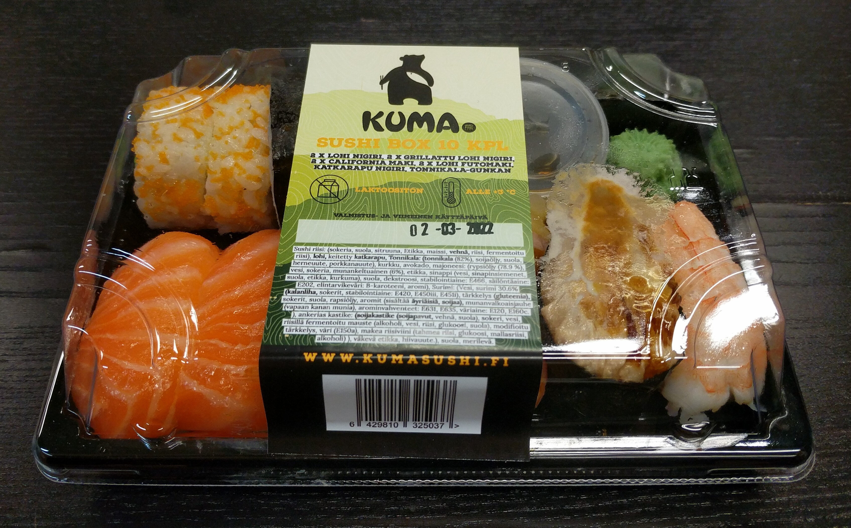 Sushi box 10 kpl - Tuote