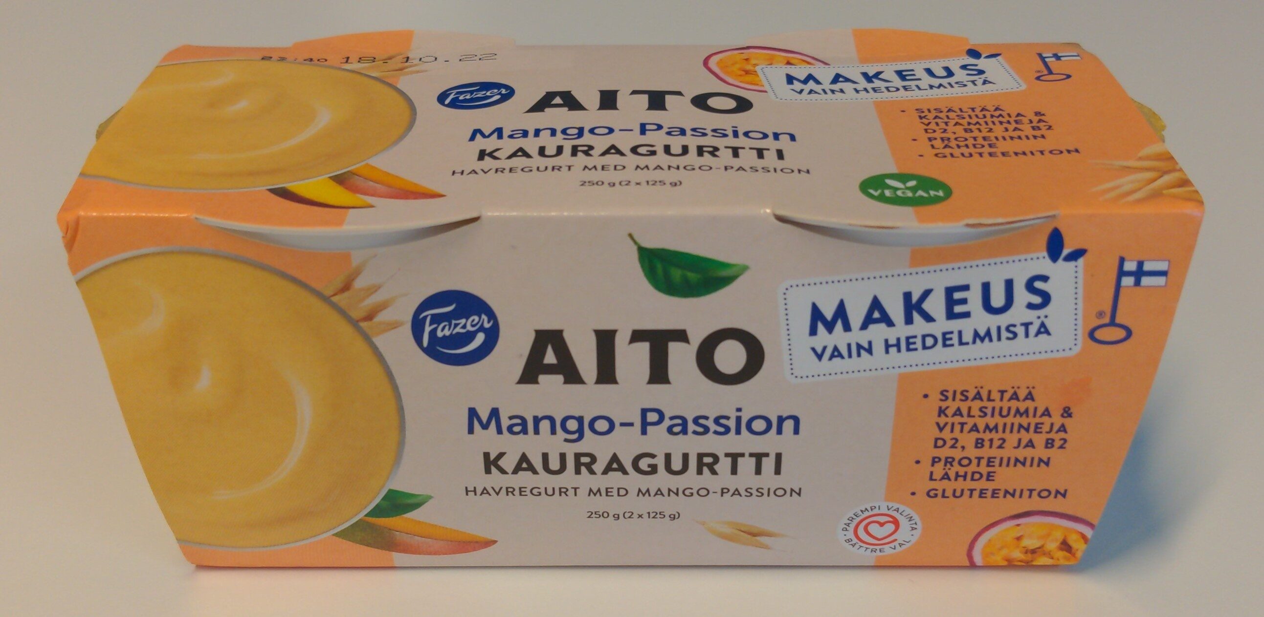 Aito kauragurtti mango-passion - Tuote