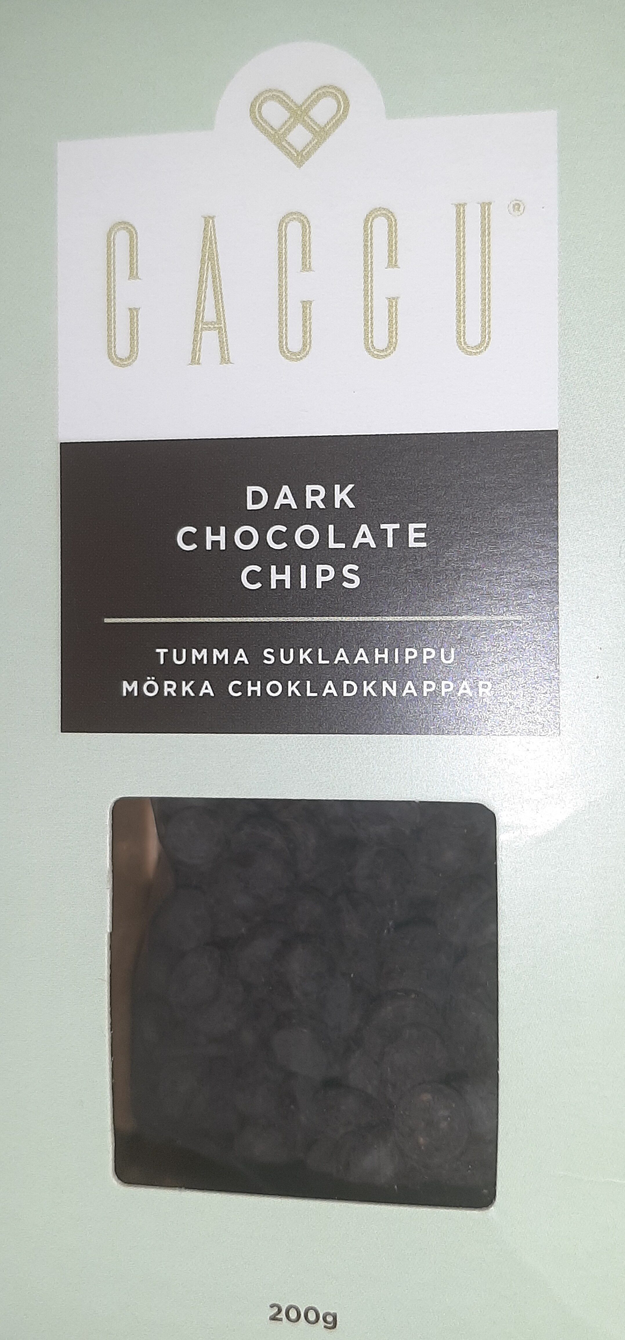 Dark chocolate chips - Tuote - ru