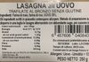 Lasagna all’uovo - Producto