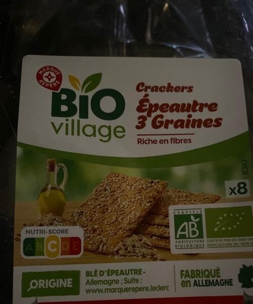 Crackers  épeautre 3 graines - Product