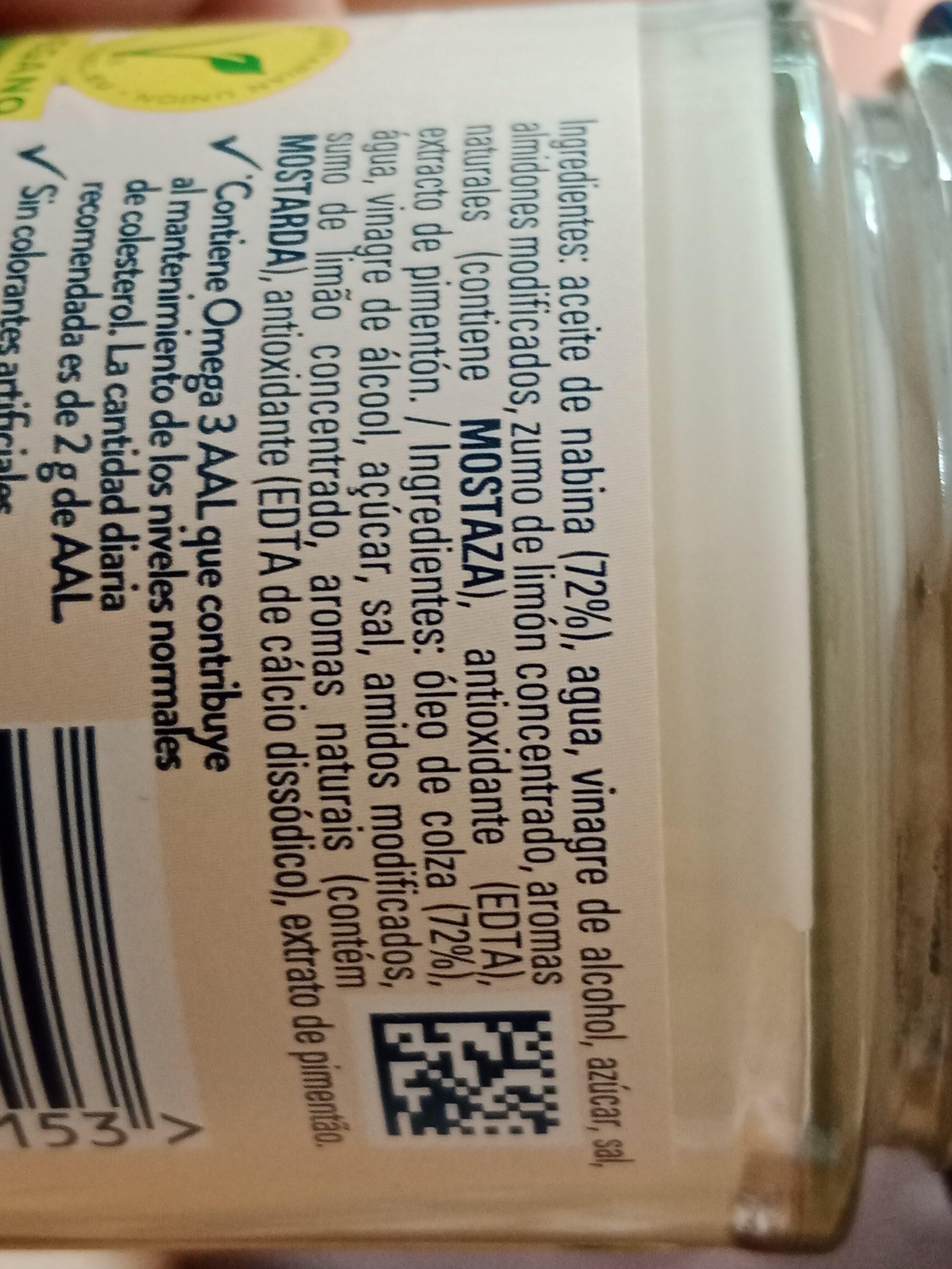 Vegan mayo - Ingredients