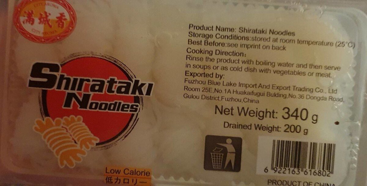 Shirataki noodles - Product