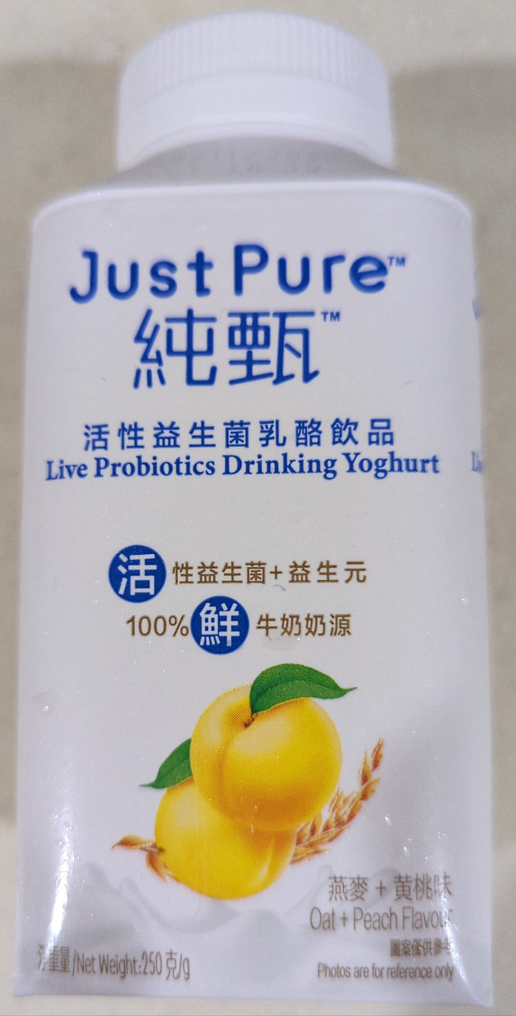 Live Probiotics Drinking Yoghurt Oat + Peach Flavour - Product