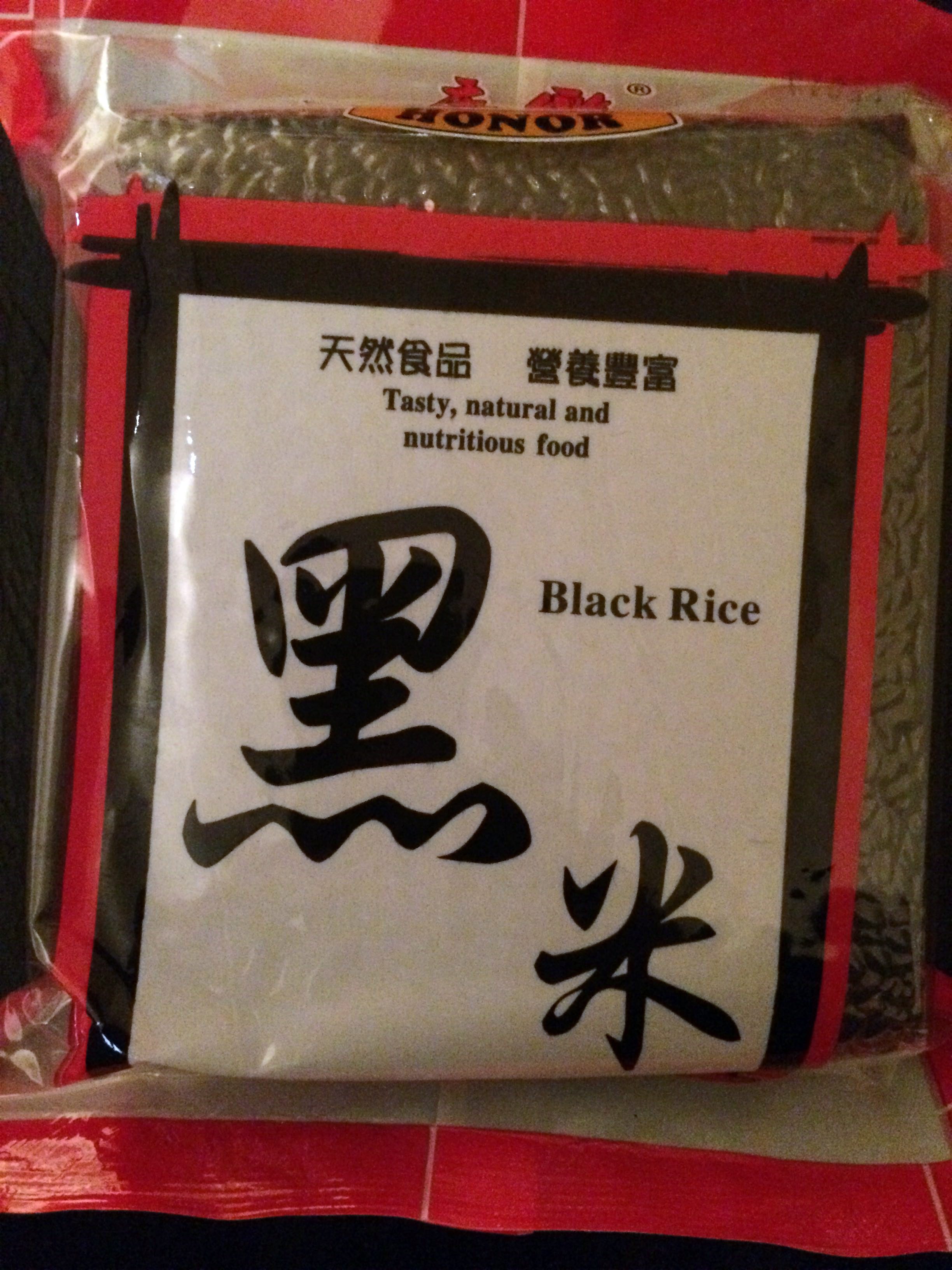 Black rice - Product