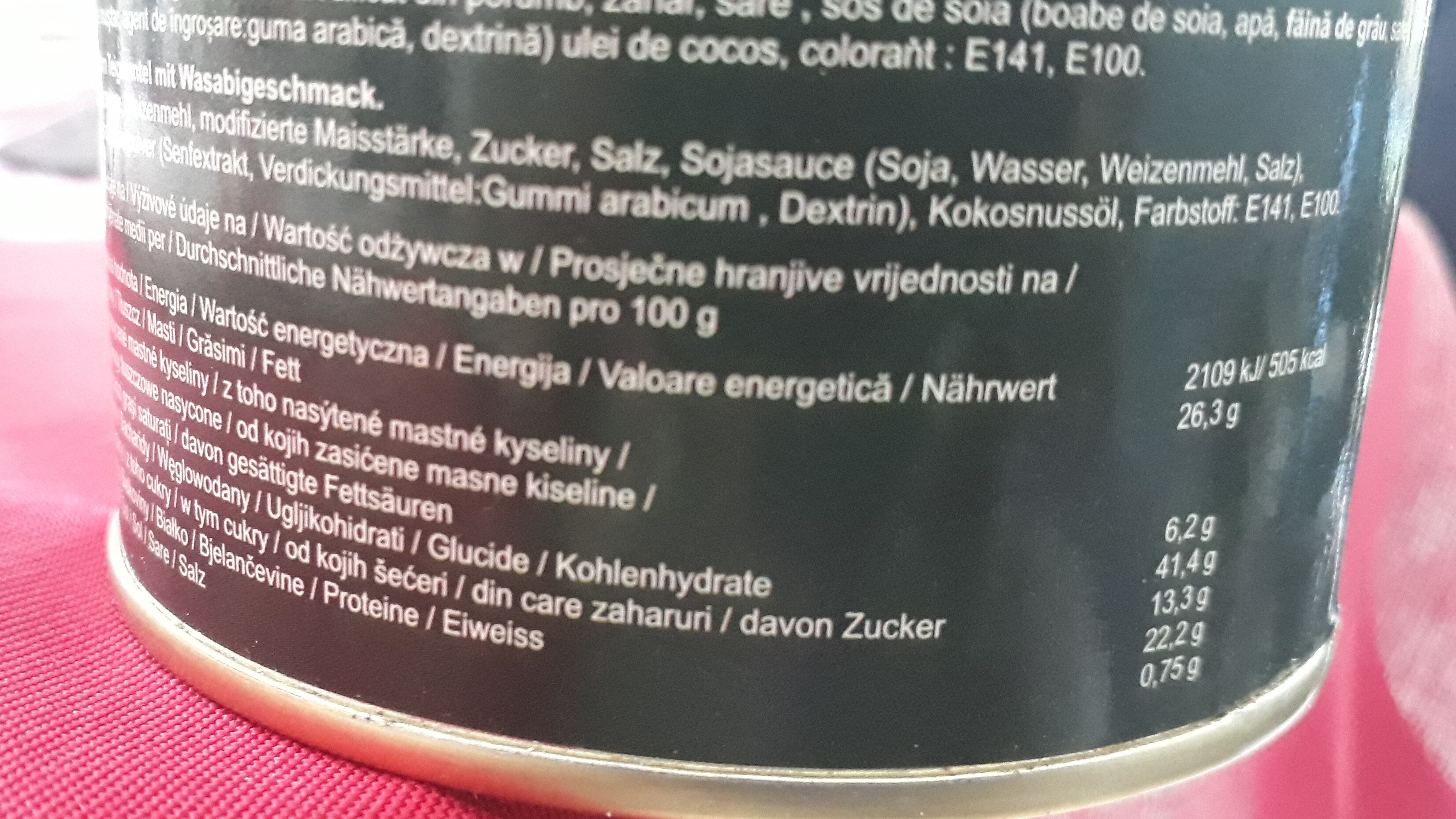 wasabi Erdnüsse - Ingrédients - de