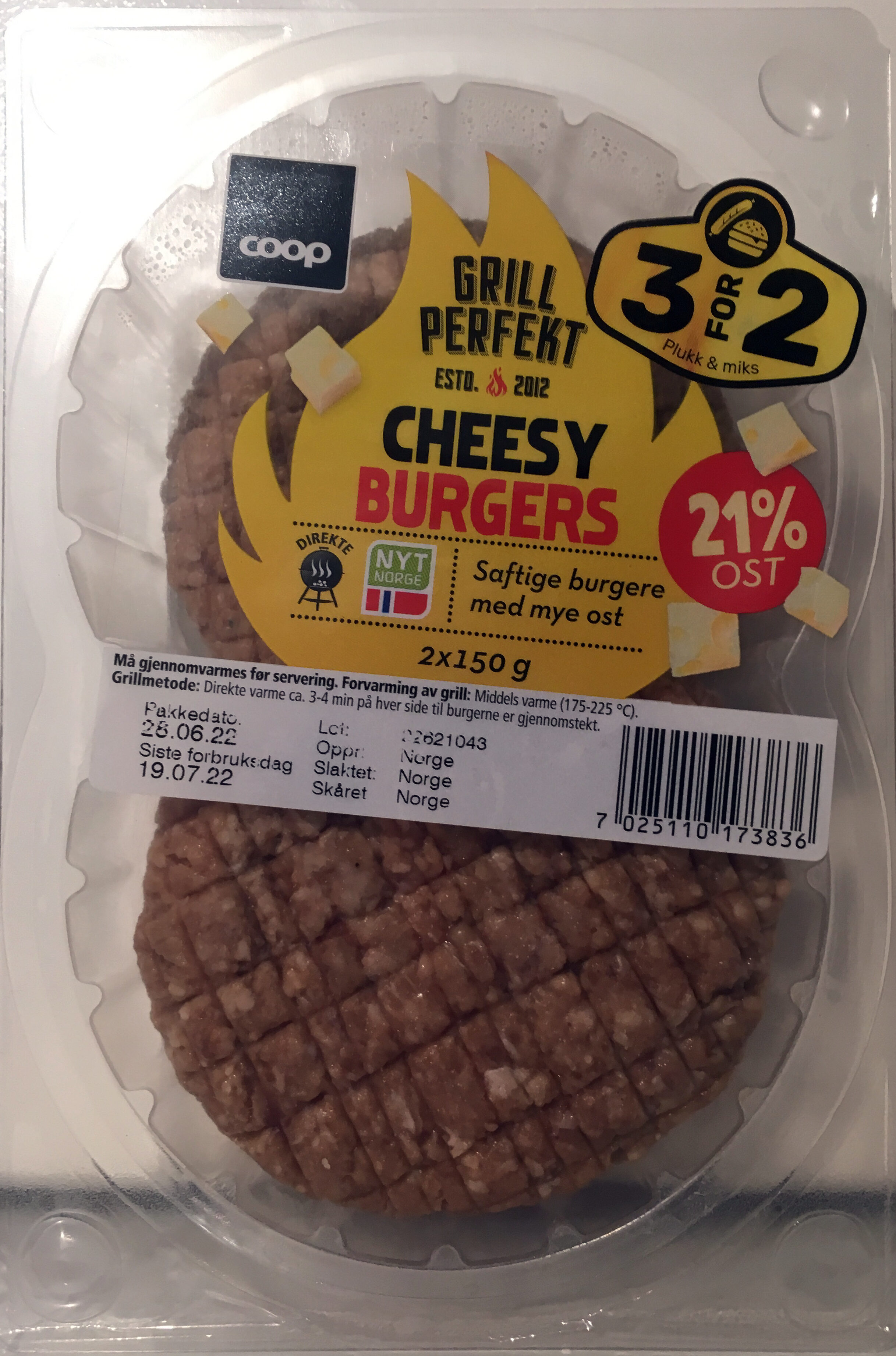 Cheesy Burgers - Produkt