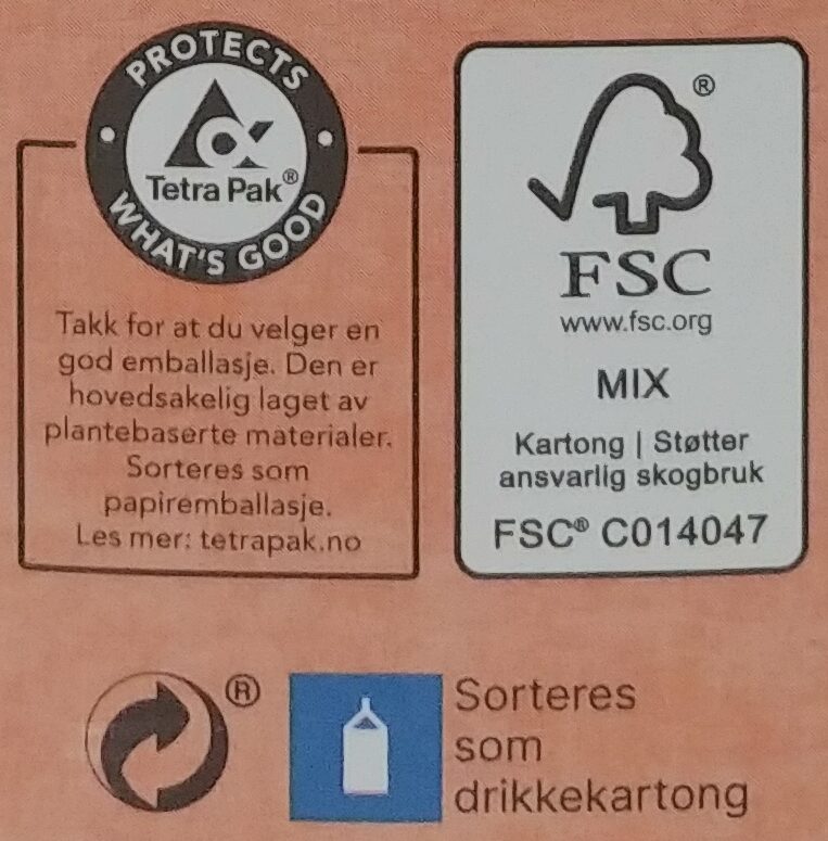 Iste Smak av Fersken - Recycling instructions and/or packaging information