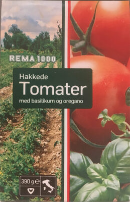 Tomater hakkede med basilikum og oregano - Produkt