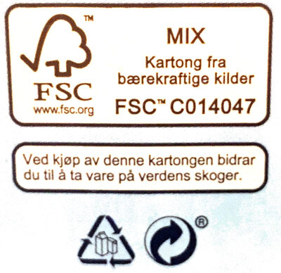 Eplejuice - Recycling instructions and/or packaging information