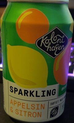 Sparkling Appelsin & sitron - Produkt