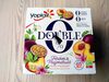Double 0% Fersken & Pasjonsfrukt Fruktyoghurt - Product
