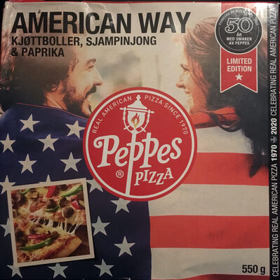 American Way Kjøttboller, Sjampinjong og Paprika - Produkt
