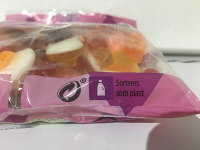 Yummy Gummi Søt Fruktsmak - Recycling instructions and/or packaging information - nb