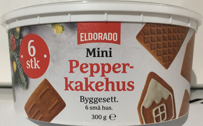 Mini Pepperkakehus Byggesett 6 små hus - Produkt - nb
