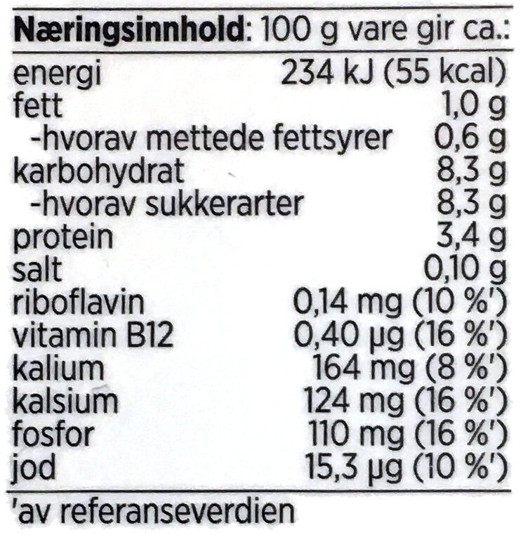 Litago Med Jordbærsmak - Nutrition facts - nb