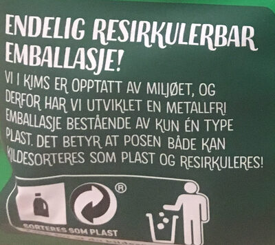 Brazilian Grill Dobbelkrydret Potetgull - Recycling instructions and/or packaging information
