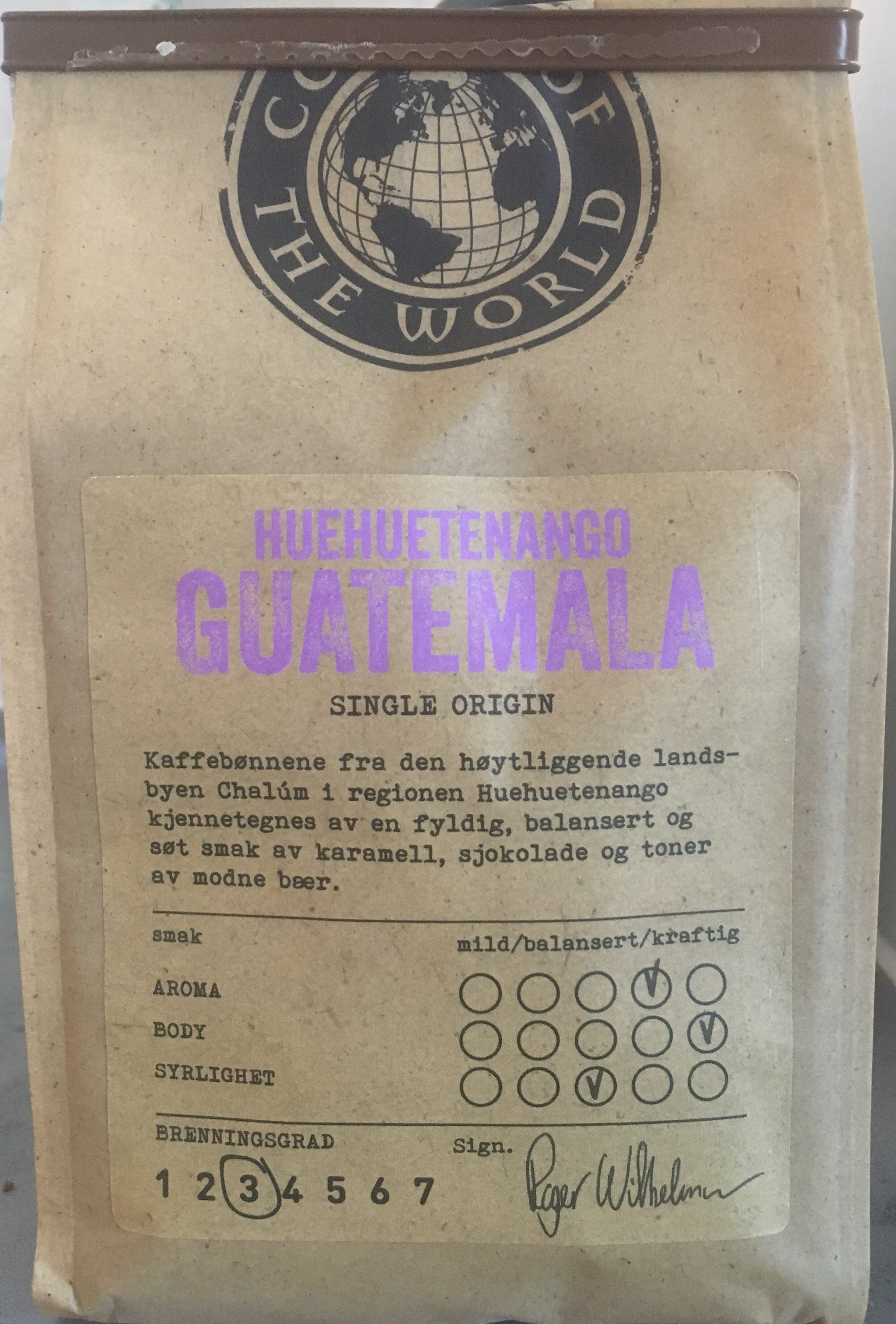 Huehuetenango Guatemale Kaffebønner - Produit - nb