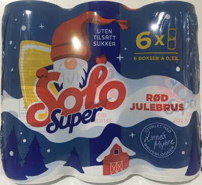Super Solo Rød Julebrus - Produkt