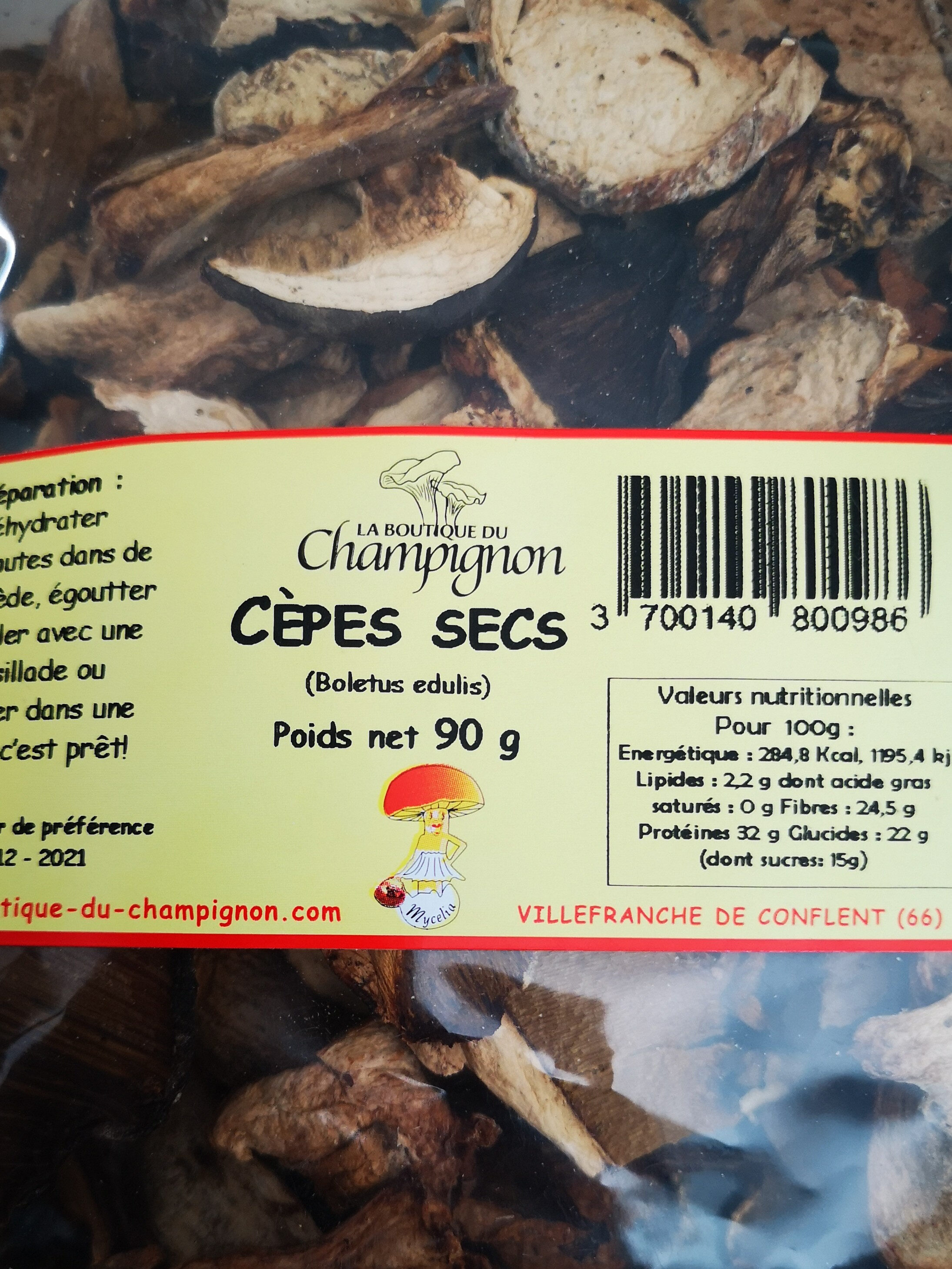 cèpes secs - Product - fr
