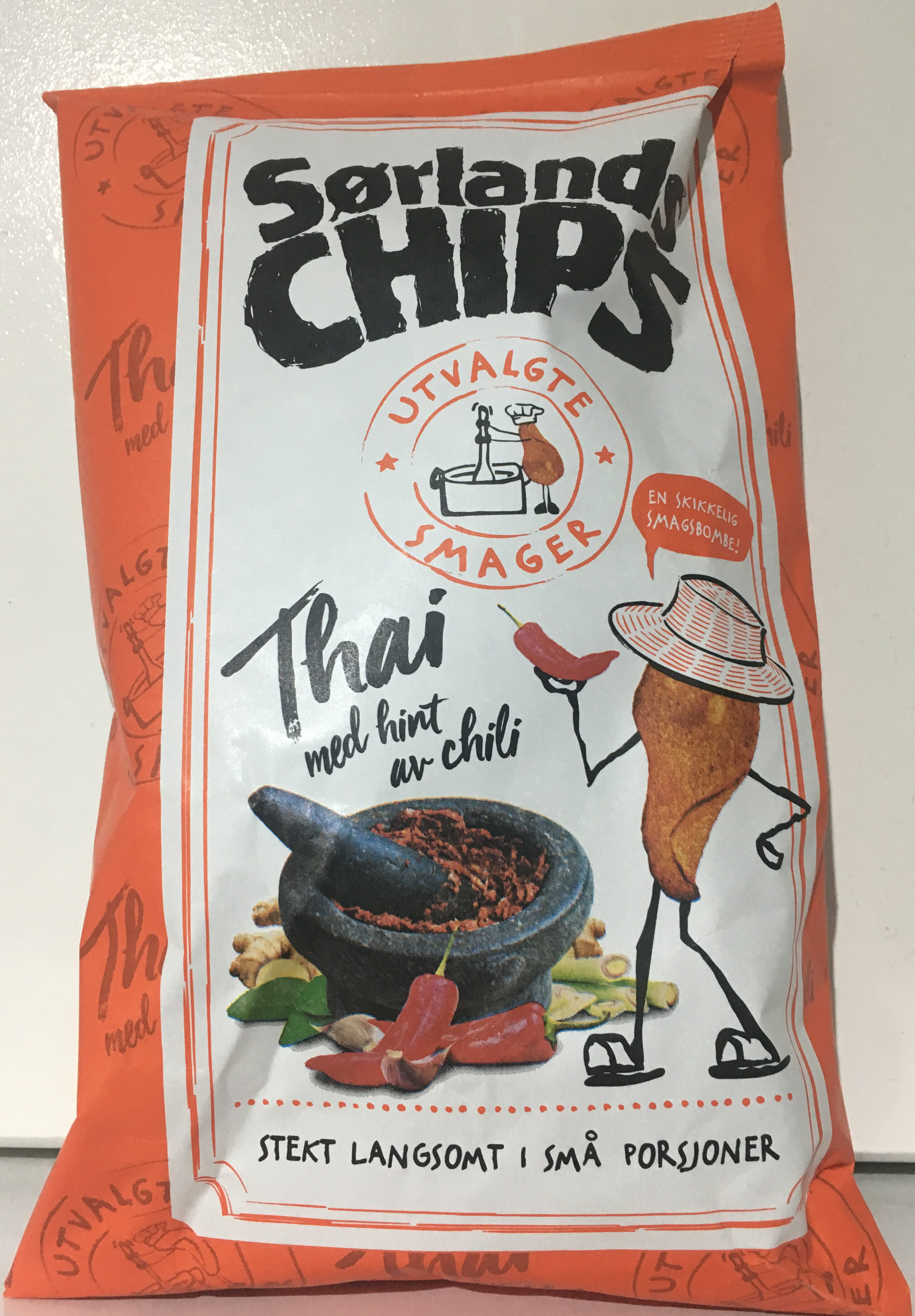 Sørlands Chips Thai med hint av chili - Produit - nb